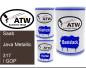 Preview: Saab, Java Metallic, 317 / GOP: 500ml Lackdose + 500ml Klarlack + 250ml Härter - Set, von ATW Autoteile West.